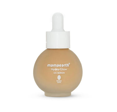 Mamaearth Hydra-Glow CC Serum with Vitamin C & Hyaluronic Acid - Peach - 30 ml | Hydrates Skin | Natural Coverage| SPF 30